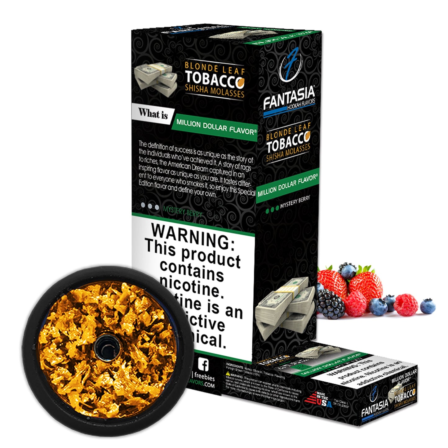 Fantasia Molasses 500g Display (10 X 50g Pack) |