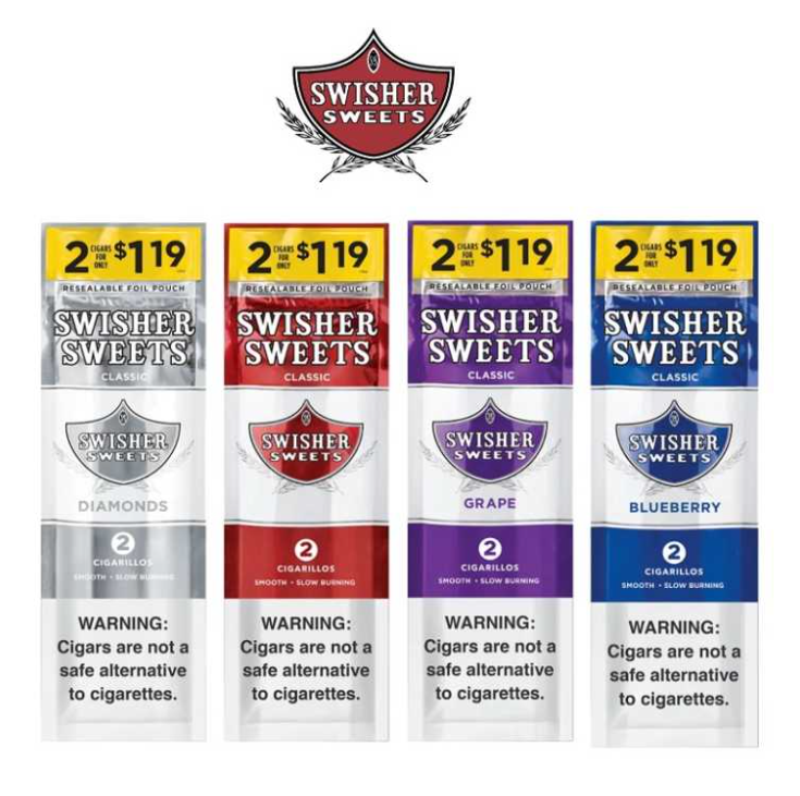 Swisher Sweets DISPLAY of 30 (2CT/$1.19) (C24) | MIXED