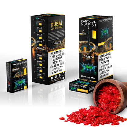 Fantasia DUBAI Hookah Shisha Tobacco 500g Display (10 X 50g Pack)