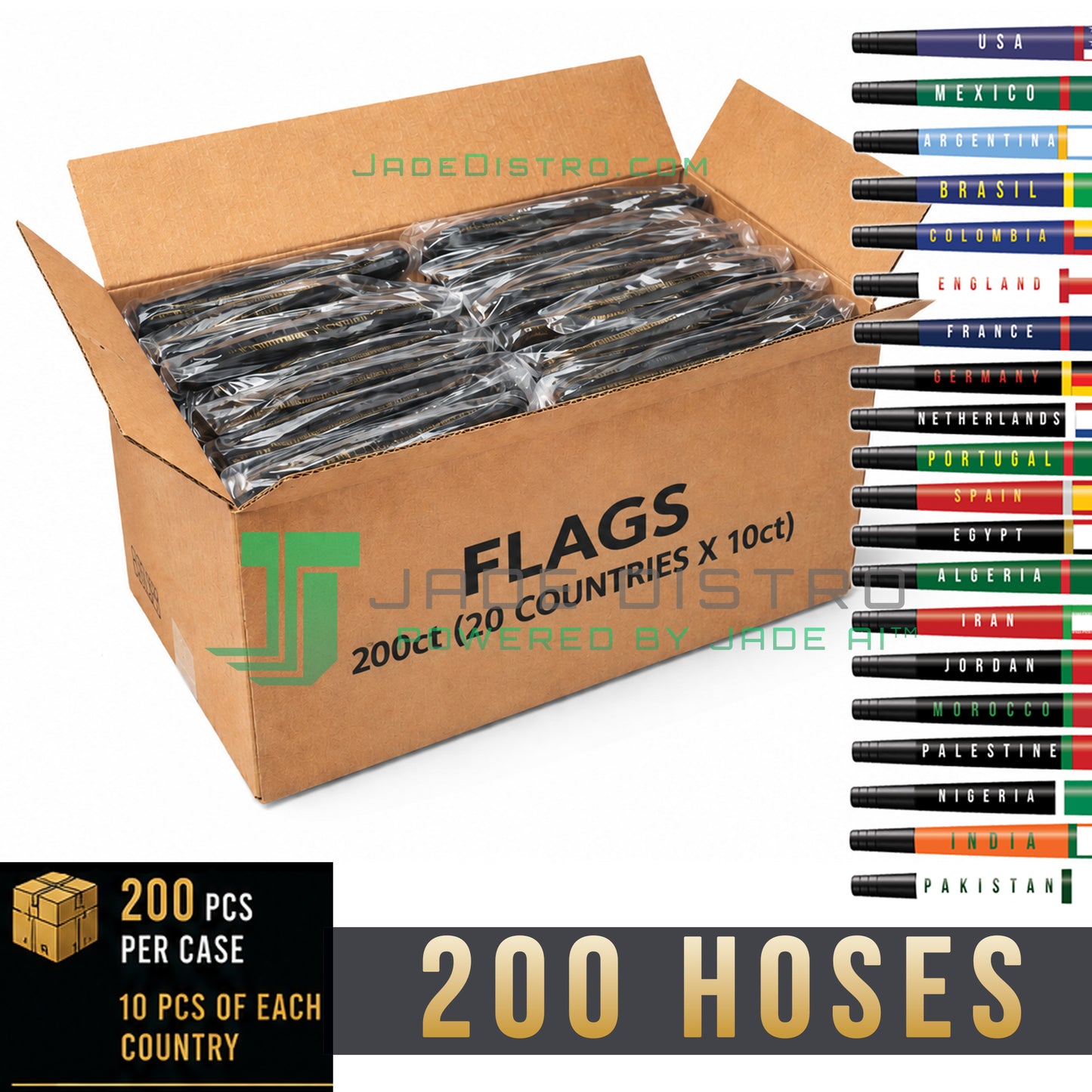 World Cup Hookah Hose Collection – 60” Reusable |