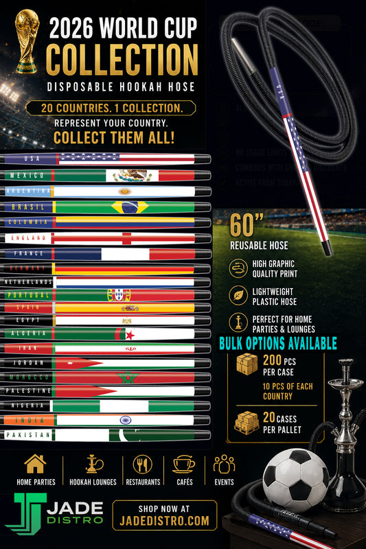 World Cup Hookah Hose Collection – 60” Reusable |