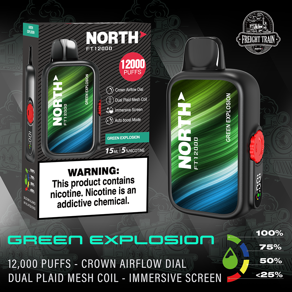 North FT12000 Vape | Jade Distro North FT12000 Vape | Jade Distro