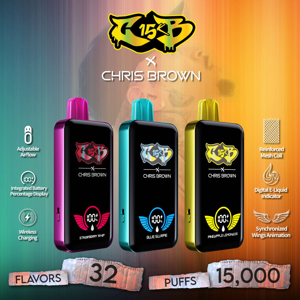 Chris Brown Vape CB15K 15000 | Jade Distro Chris Brown Vape CB15K 15000 | Jade Distro
