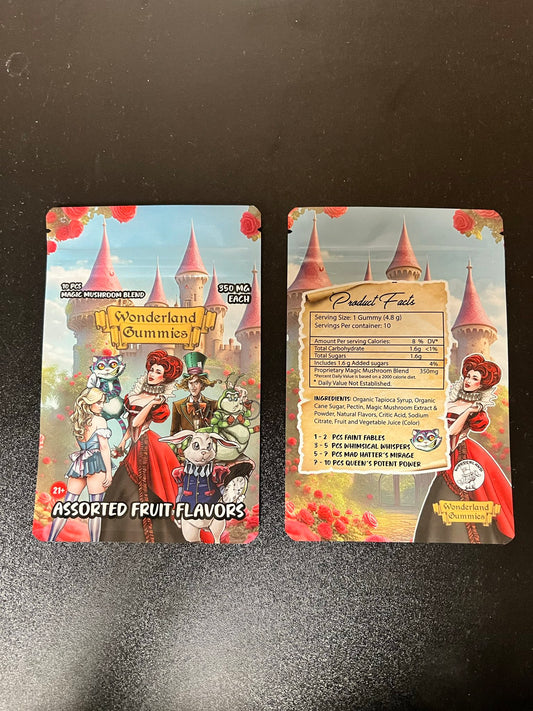 Wonderland Gummies Assorted Fruit Flavors (10 Pcs)