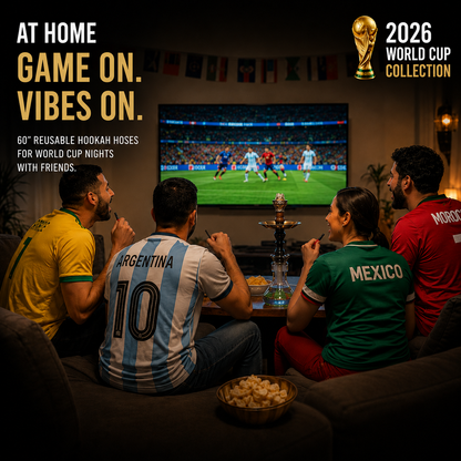 World Cup Hookah Hose Collection – 60” Reusable |