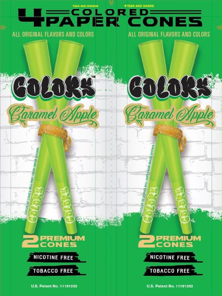 Colors™ Organic CONES Unflavored MASTER CASE (24 Displays)